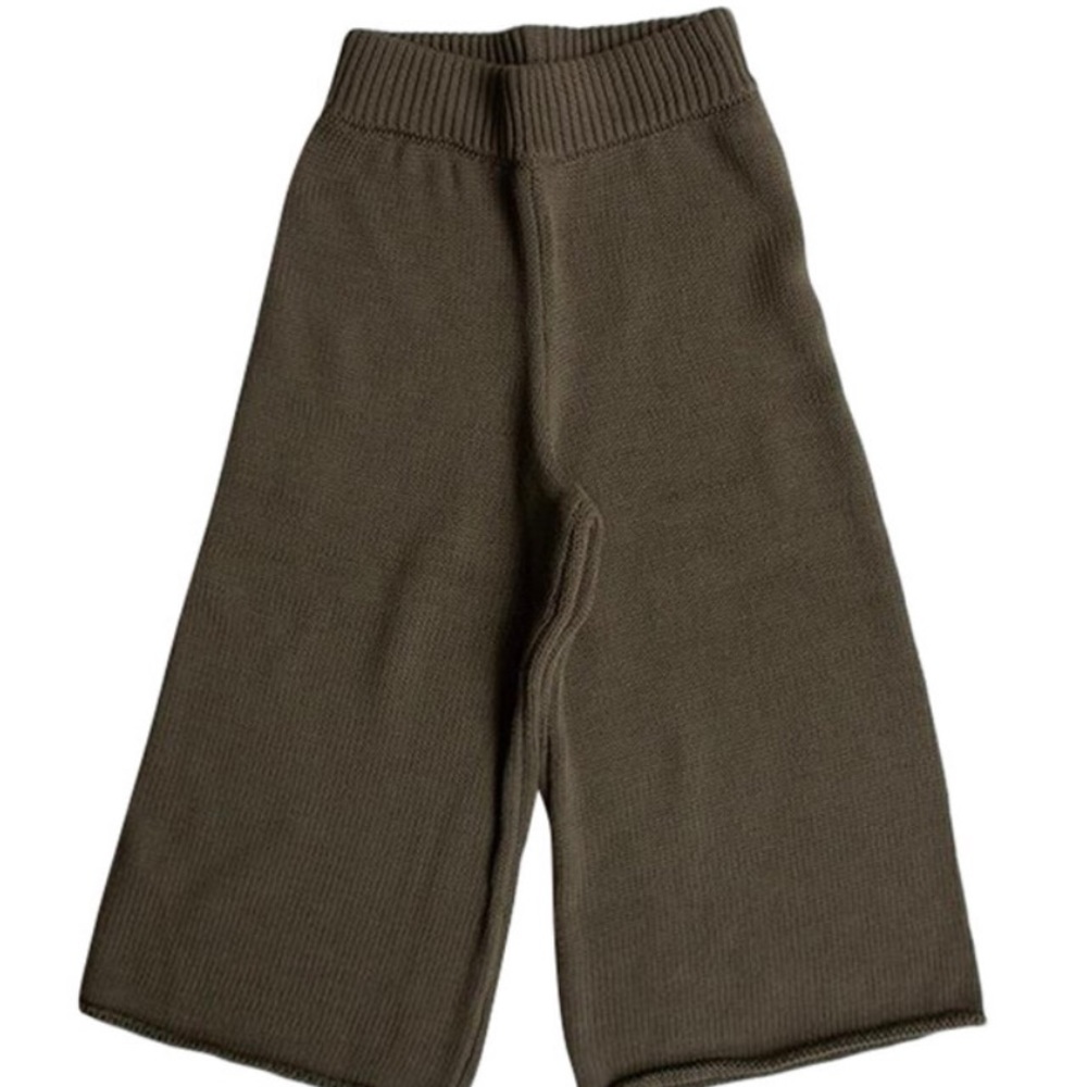 Simple folks the wide leg knit trousers NWOT 4-5